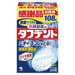 除菌ができるタフデント　総入れ歯用　１０８錠入×６