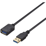 ＵＳＢ３．２　Ｇｅｎ１　ケーブル　延長用　Ａ－Ａ　２ｍ　ブラック　ＢＵ３ＡＡ２０ＢＫ　■お取り寄せ品