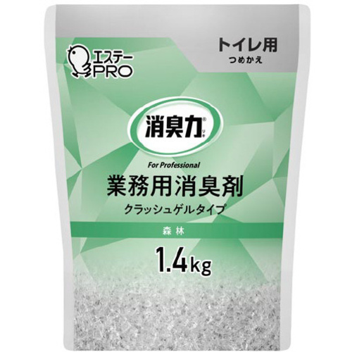 消臭力業務クラッシュゲルトイレ替森林１．４ｋｇ&times;６