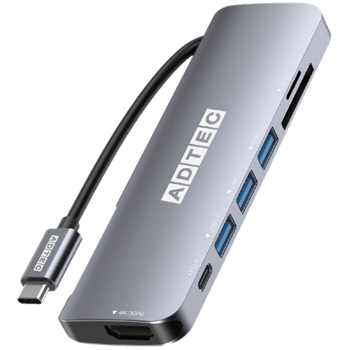 マルチポートハブ　７ｉｎ１　ＵＳＢ－Ｃ　ＡＨＵＢ－ＶＣＡ３Ｐ－４Ｋ３０　■お取り寄せ品
