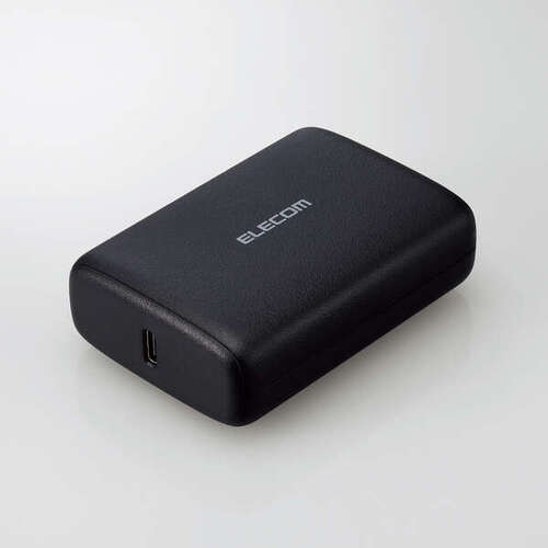 モバイルバッテリー／ＵＳＢ　ＰＤ／２０Ｗ／１００００ｍＡｈ／ブラック　ＤＥ－Ｃ４７Ｌ－１００００ＢＫ　■お取り寄せ品