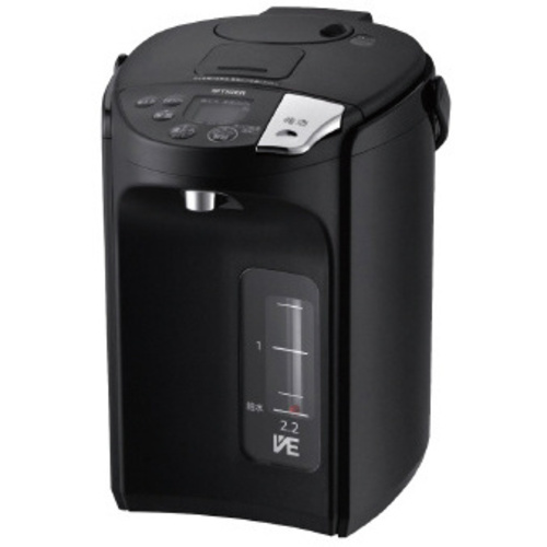 蒸気レスＶＥ電気ポット　アーバンブラック　２．２Ｌ