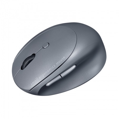 静音Ｂｌｕｅｔｏｏｔｈ小型エルゴノミクスマウス（充電式・５ボタン・ブラック）　■お取り寄せ品