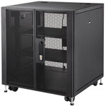 小型１９インチマウントボックス（１２Ｕ　Ｄ６００）　ＣＰ－ＳＶＣＢＯＸ６ＢＫ　■お取り寄せ品