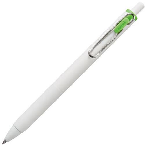 ユニボールＯＮＥ　０．３８ｍｍ　ライムグリーン
