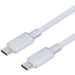 ＵＳＢケーブル／Ｃ－Ｃ／シースルー／１．２ｍ／ベイビーブルー　ＯＷＬ－ＣＢＳ１ＭＩＮＣＣ１２－ＢＬ　■お取り寄せ品