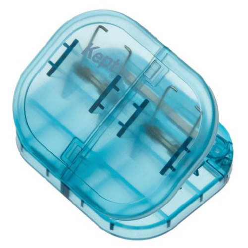 Ｋｅｐｔ　はんぶんこクリップ　ブルー&times;１０