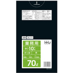ポリ袋　７０Ｌ　ＧＬ７７　黒　１０枚&times;３０　【お取り寄せ品】１０営業日以内届