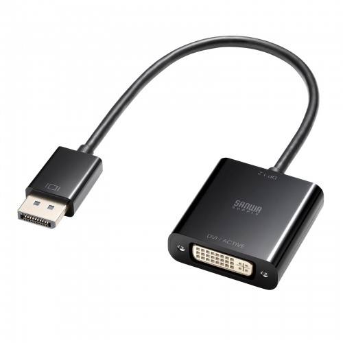 ＤｉｓｐｌａｙＰｏｒｔ－ＤＶＩ変換アダプタ（Ａｃｔｉｖｅタイプ）　ＡＤ－ＤＰＤＶＡ０２　■お取り寄せ品