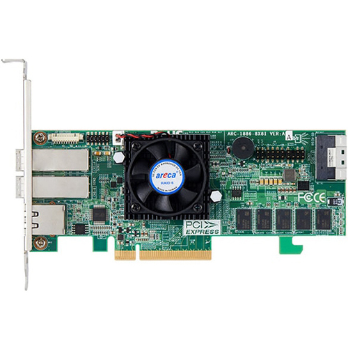 １６ポート内蔵外付兼用ＲＡＩＤカード　Ｔｒｉモード対応　ＡＲＣ－１８８６－８Ｘ８Ｉ　■お取り寄せ品