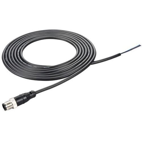 防水インダストリアルケーブル／Ｍ１２／４ピン（オス）　ＰＺＢＡＣＰ０３０－０００１　■お取り寄せ品