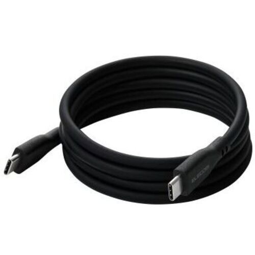 ＵＳＢ　Ｔｙｐｅ－Ｃケーブル／まとまる／シリコン／１．０ｍ／ブラック　ＭＰＡ－ＣＣＴＭＧＳ１０ＢＫ　■お取り寄せ品