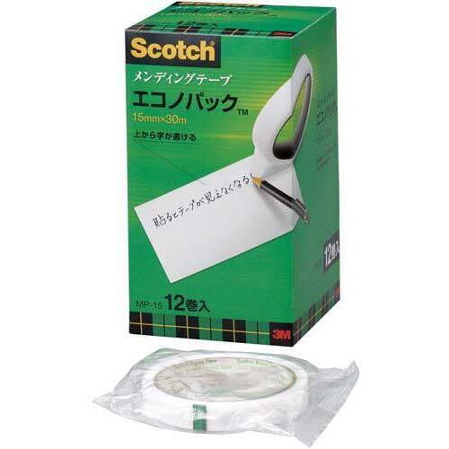 スコッチ　メンディングテープ１５ｍｍ&times;３０ｍ１２巻