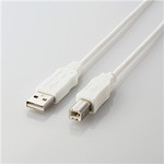 ＵＳＢ２．０ケーブル　ＡＢタイプ／０．５ｍ　ＵＳＢ２－ＥＣＯ０５ＷＨ　■お取り寄せ品