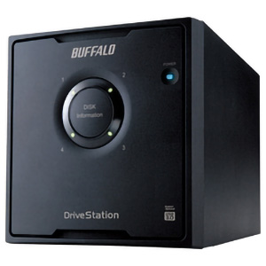 ドライブステーション　ＲＡＩＤ５機能搭載　ＵＳＢ３．０用　外付けＨＤＤ　４ドライブモデル　１２ＴＢ　■２営業日内届