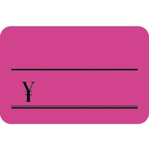 蛍光カード　￥付き　ピンク　小　３０枚入　【お取り寄せ品】８営業日以内届