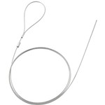 ｅセキュリティ（ワイヤー、長さ１．０ｍ・直径１．０ｍｍ・片側かしめなし）　■お取り寄せ品