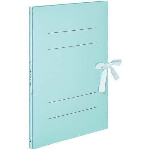 ガバットファイル（活用タイプ紙製）紐付Ａ４縦青５冊