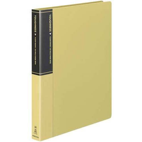 クリヤーブックタフネス替紙Ａ４背幅３３ｍｍ黄&times;１０