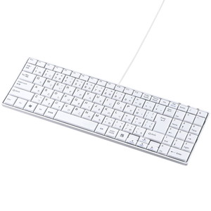 ＵＳＢスリムキーボード（ホワイト）　ＳＫＢ－ＳＬ１７ＷＮ　■お取り寄せ品