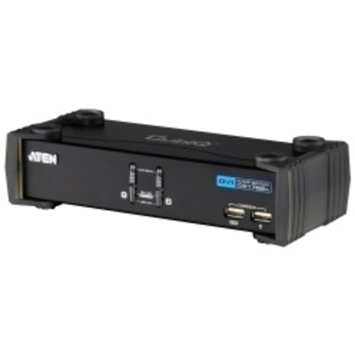 ＤＶＩ対応　２ポートＫＶＭＰスイッチ　ＵＳＢ２．０ハブ搭載　ＣＳ１７６２Ａ　■２営業日内届