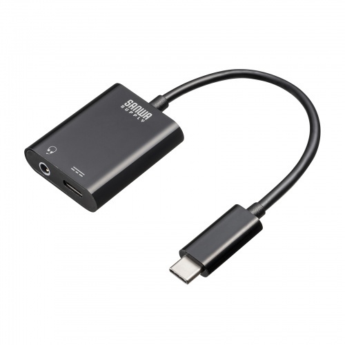 Ｔｙｐｅ－Ｃオーディオ変換アダプタ（ＵＳＢ　ＰＤ対応）　ＭＭ－ＡＤＵＳＢＴＣ３　■お取り寄せ品