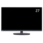 ２７型３辺狭額縁ＶＡワイド液晶ディスプレイ（黒色）　ＬＣＤ－Ｅ２７４ＦＬ－ＢＫ　■お取り寄せ品