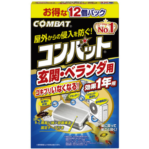 コンバット　玄関・ベランダ用　１年用１２個&times;４