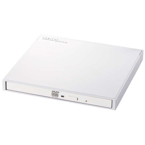 ポータブルＤＶＤドライブ／ＵＳＢ３．２（Ｇｅｎ１）／再生編集書込ソフト付／ホワイト　■お取り寄せ品