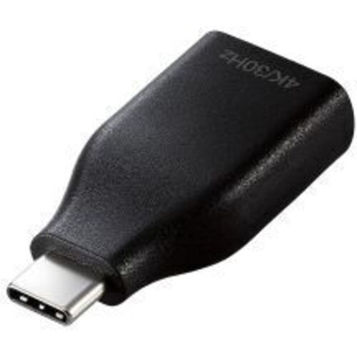 映像変換アダプター／ＵＳＢ　Ｔｙｐｅ－Ｃ　－　ＨＤＭＩ／３０Ｈｚ／コンパクト／ブラック　■お取り寄せ品