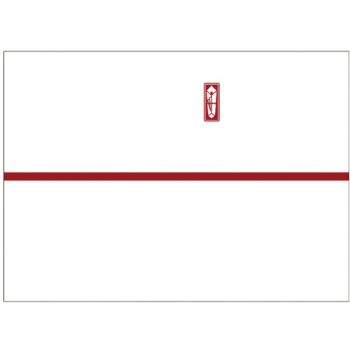 のし紙　本中判　赤棒　山　【お取り寄せ品】８営業日以内届