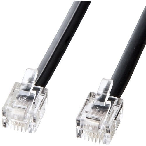 モジュラーケーブル（ブラック・７ｍ）　ＴＥＬ－Ｎ１－７ＢＫＮ２　■お取り寄せ品