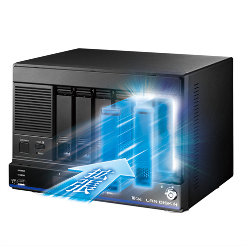 法人向け４ドライブＮＡＳ（ネットワークＨＤＤ）　５年保証　３２ＴＢ　ＨＤＬ４－ＨＢ３２ＥＸ　■お取り寄せ品