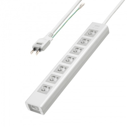 抜け止めシャッタータップ（３Ｐ・７個口・２ｍ）　ＴＡＰ－Ｆ３７ＳＨ－２ＺＳ　■お取り寄せ品