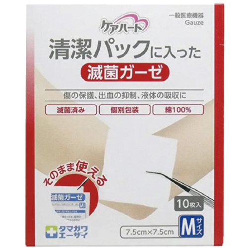 ＣＨ清潔パック滅菌ガーゼＭ　１０包