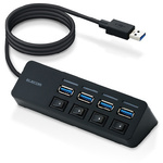 ＵＳＢハブ　ＵＳＢ３．０　４ポート　バスパワー