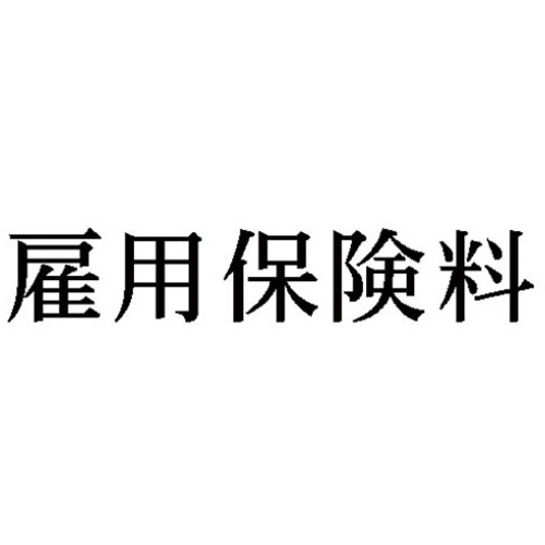 科目印　雇用保険料