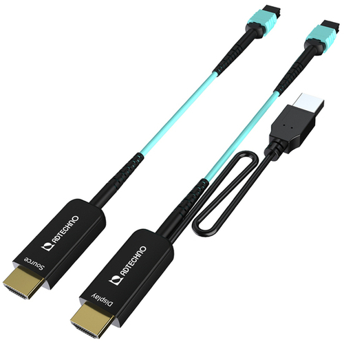 ＭＰＯ脱着式　光ファイバＨＤＭＩケーブルセット　１００ｍ　ＡＭＨ－１００Ｍ　■お取り寄せ品