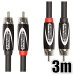 オーディオケーブル／３ｍ／ＲＣＡピン×２－ＲＣＡピン×２　ＲＣＣ－１０－２Ｒ２Ｒ　■お取り寄せ品