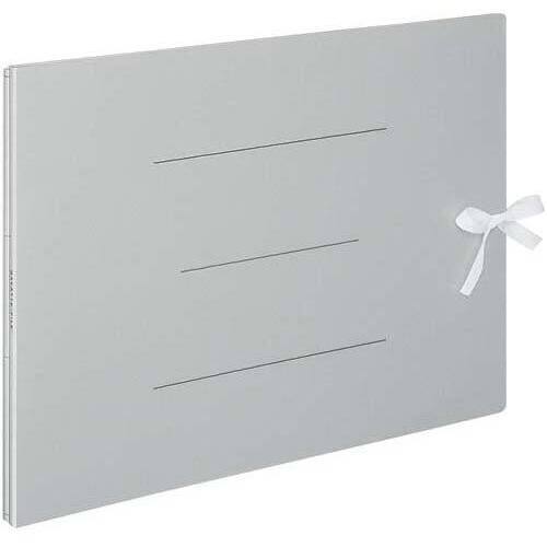 ガバットファイル（紙製）　Ａ３横　灰１０冊