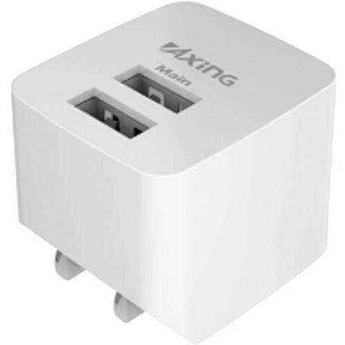 ＡＣ充電器２ポート　合計最大出力２．１Ａ　ホワイト