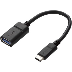 ＵＳＢ３．１ケーブル／Ｇｅｎ１／Ｃ－Ａメス／認証品／０．１５ｍ／黒　■２営業日内届