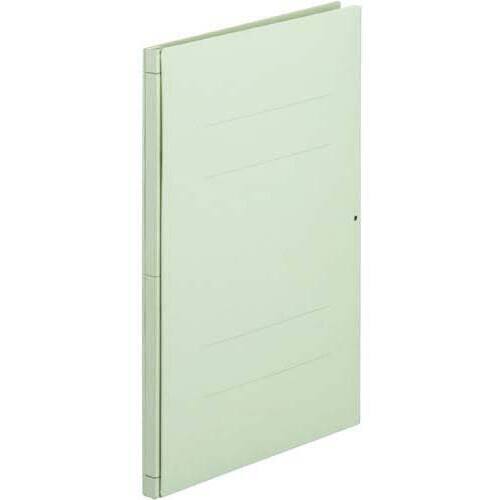背幅が伸びるファイルガイド付きＡ４縦グリーン１０冊