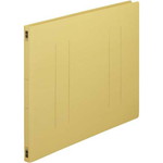 フラットファイル樹脂とじ具　Ａ３横　黄　１００冊