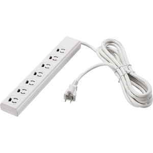 ３ピン式電源タップ　７個口　５ｍ　ホワイト　変換アダプター付　ＢＴＭＫＬ３７５０ＷＨ　■２営業日内届