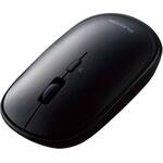 ＢｌｕｅＬＥＤマウス／薄型／４ボタン／ブラック