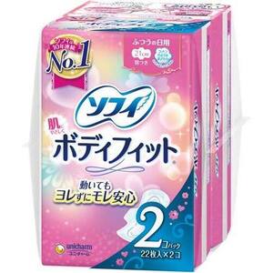 ソフィボディフィット羽つき２０枚&times;２Ｐ&times;１８