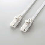 ＬＡＮケーブル／ＣＡＴ６Ａ準拠／爪折れ防止／フラット／１０ｍ／ホワイト　ＬＤ－ＧＦＡＴ／ＷＨ１００　■お取り寄せ品