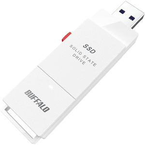 ＰＣ対応　ＵＳＢ３．２（Ｇｅｎ２）　ＴＶ録画　スティック型ＳＳＤ　５００ＧＢ　ホワイト　Ｔｙｐｅ－Ｃ付属　■お取り寄せ品