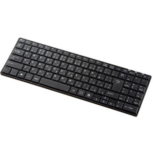 ワイヤレススリムキーボード（ブラック）　ＳＫＢ－ＷＬ２２ＢＫＮ　■お取り寄せ品
